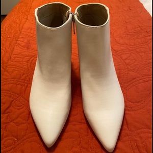 White Ankle Booties